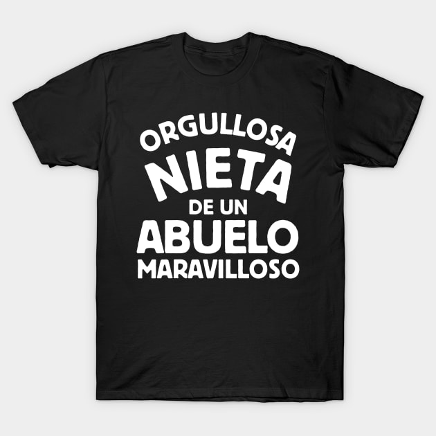 orgullosa nieta de un abuelo maravilloso T-Shirt by livania